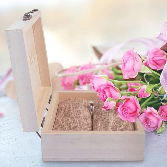 Wooden Ring Box - Picture 2 of 5